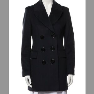 Burberry London Virgin Wool and Cashmere Peacoat (Size: M)